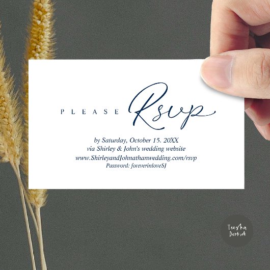 Moderne UAWG Wedding Einladung über die Website