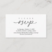 Moderne UAWG Wedding Einladung über die Website (Vorderseite)