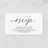 Moderne UAWG Wedding Einladung über die Website (Vorderseite)