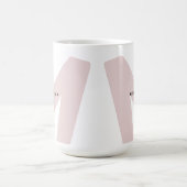Moderne überarbeitete Mit Monogramm Anfangs- und N Kaffeetasse (Mittel)