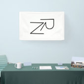 Moderne überlappende Initialen Banner (Messe)