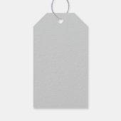 Moderne überlappende monogrammierte Initialen | Gr Geschenkanhänger (Rückseite)