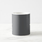 Moderne überlappende monogrammierte Initialen | Gr Kaffeetasse (Mittel)