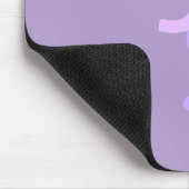 Moderne überlappende monogrammierte Initialen | Li Mousepad (Ecke)