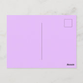 Moderne überlappende monogrammierte Initialen | Li Postkarte (Rückseite)