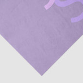 Moderne überlappende monogrammierte Initialen | Li Seidenpapier (Ausschnitt)