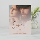 Moderne, übermäßig hohe Laserschneiden Papier-Tran Folieneinladung (Stehend vorne)