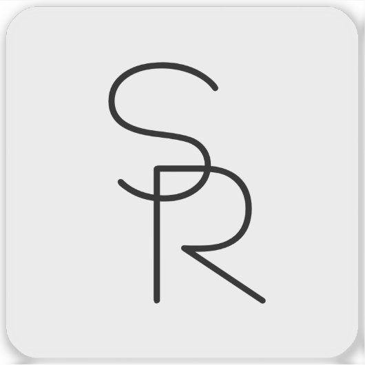 Moderne Überschneidungsinitiativen Aufkleber (Vorderseite)