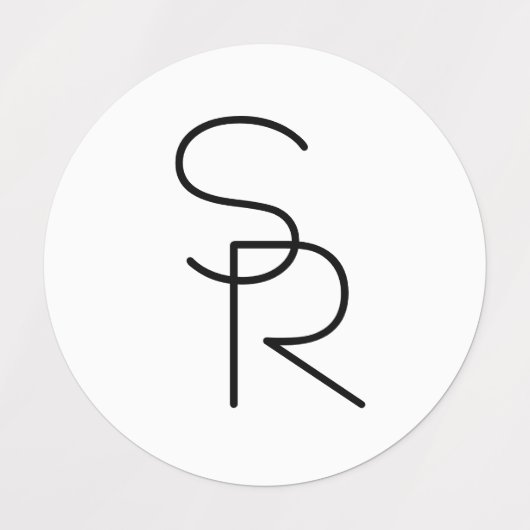 Moderne Überschneidungsinitiativen Etiketten (Design 1)