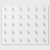 Moderne Überschneidungsinitiativen Geschenkpapier (Flach)