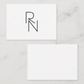 Moderne Überschneidungsinitiativen Mitteilungskarte (Vorne/Hinten)