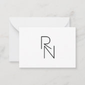 Moderne Überschneidungsinitiativen Mitteilungskarte (Vorderseite)