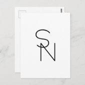 Moderne Überschneidungsinitiativen Postkarte (Vorne/Hinten)