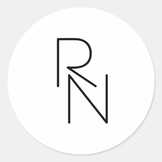 Moderne Überschneidungsinitiativen Runder Aufkleber (Vorderseite)