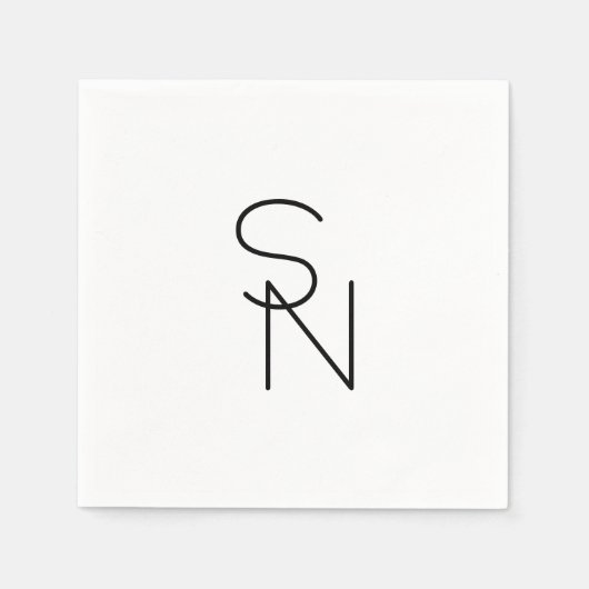 Moderne Überschneidungsinitiativen Serviette (Vorderseite)