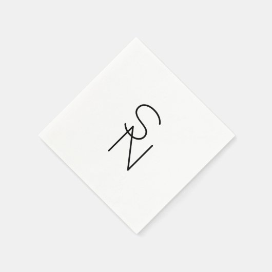 Moderne Überschneidungsinitiativen Serviette (Ecke)