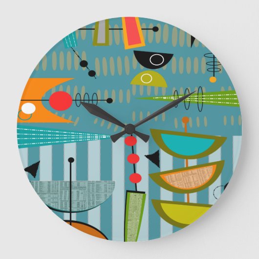 Moderne Uhrenhalle aus dem Mittelalter 27 Große Wanduhr (Vorderseite)