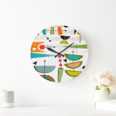 Moderne Uhrenhalle aus dem Mittelalter 35 Große Wanduhr (Zuhause)