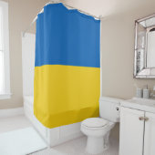 Moderne Ukraine Flag Blau gelb Duschvorhang (Beispiel)