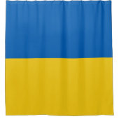 Moderne Ukraine Flag Blau gelb Duschvorhang (Vorderseite)