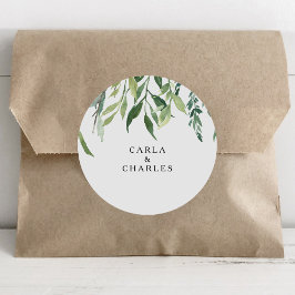 Moderne Umschlag Aufkleber für Hochzeitsfotografie