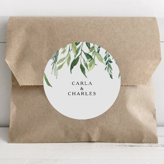 Moderne Umschlag Aufkleber für Hochzeitsfotografie