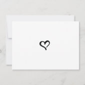 Moderne Umschulung des geplanten Hochzeitwechsels (Rückseite)