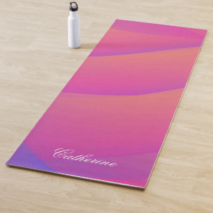 Moderne umweltfreundliche Regenbogenfarbe mit indi Yogamatte