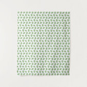 Moderne, umweltfreundliche, saftige Blätter auf We Wandteppich (Vorderseite)