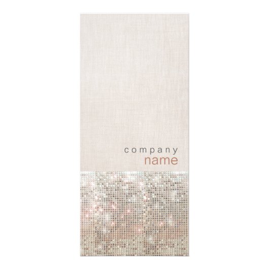 Moderne und Angesagte Rackkarte Werbekarte (Vorne)