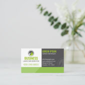 Moderne und Berufliche Rasenpflege Soziale Medien Visitenkarte (Stehend Vorderseite)