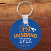 Moderne und beste Husband-Typografie je Schlüsselanhänger (Vorderseite)