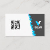 Moderne und dynamische visitenkarte (Rückseite)