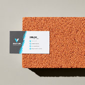 Moderne und dynamische visitenkarte