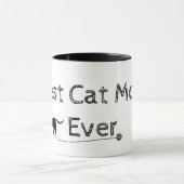 Moderne und einfache Best Cat Mama je Tasse (Zentrum)