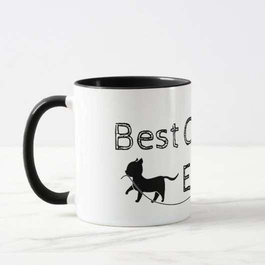 Moderne und einfache Best Cat Mama je Tasse (Links)