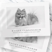 Moderne und einfache Fotos dank Vet Nurses Dankeskarte