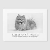 Moderne und einfache Fotos dank Vet Nurses Magnetkarte (Vorderseite)