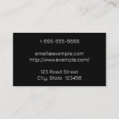 Moderne und einfache Rechtsberater Visitenkarte (Rückseite)