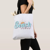 Moderne und einfache Strandvibes White Tasche (Von Nahem)