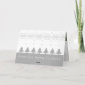 Moderne und einfache Weihnachten (Rückseite)