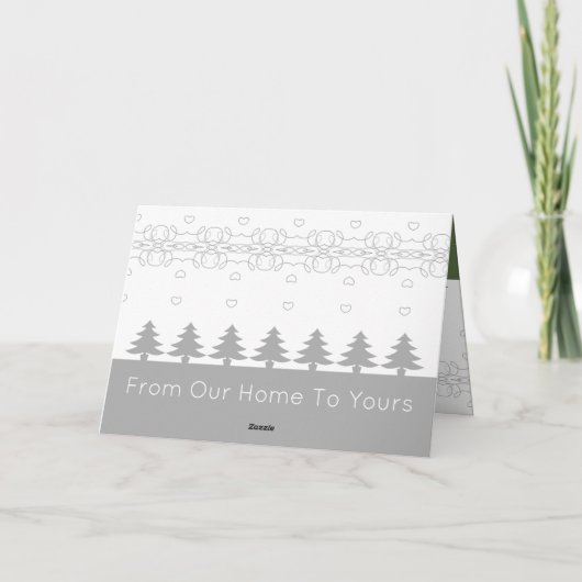 Moderne und einfache Weihnachten (Rückseite)