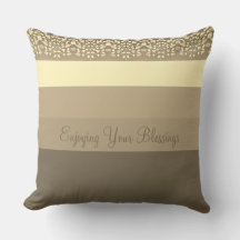 Moderne und elegante Creme und Taupe Gemustert