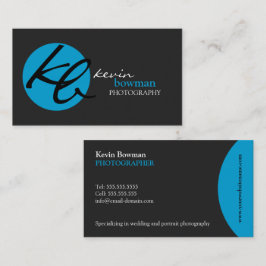 Moderne und elegante Fotografie Visitenkarte