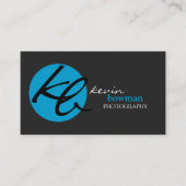 Moderne und elegante Fotografie Visitenkarte (Vorderseite)