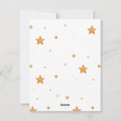 Moderne und elegante Goldenen Jahresfeier Feiertagskarte (Rückseite)