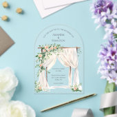 Moderne und elegante Hochzeit Acryleinladungen (Insitu (Hochzeit))