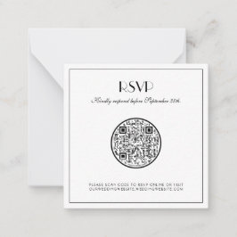 Moderne und elegante Hochzeitsfeiern - Große UAWG Mitteilungskarte