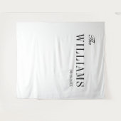 Moderne und elegante Hochzeitskulisse Wandteppich (Vorderseite (Horizontal))