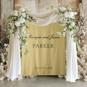 Moderne und elegante Hochzeitskulisse Wandteppich